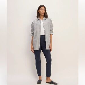 Like-new Everlane stretch work pants - navy